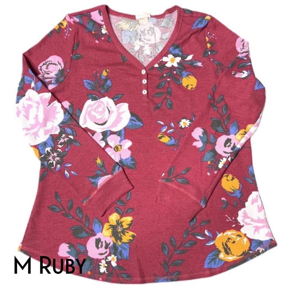 Ruby V Neck Henley